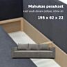 Klassikaline diivanvoodi pesukastiga LINE