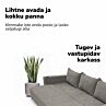 Klassikaline diivanvoodi pesukastiga LINE