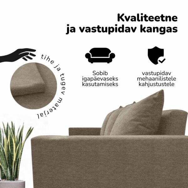 Klassikaline diivanvoodi pesukastiga LINE