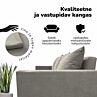 Klassikaline diivanvoodi pesukastiga LINE