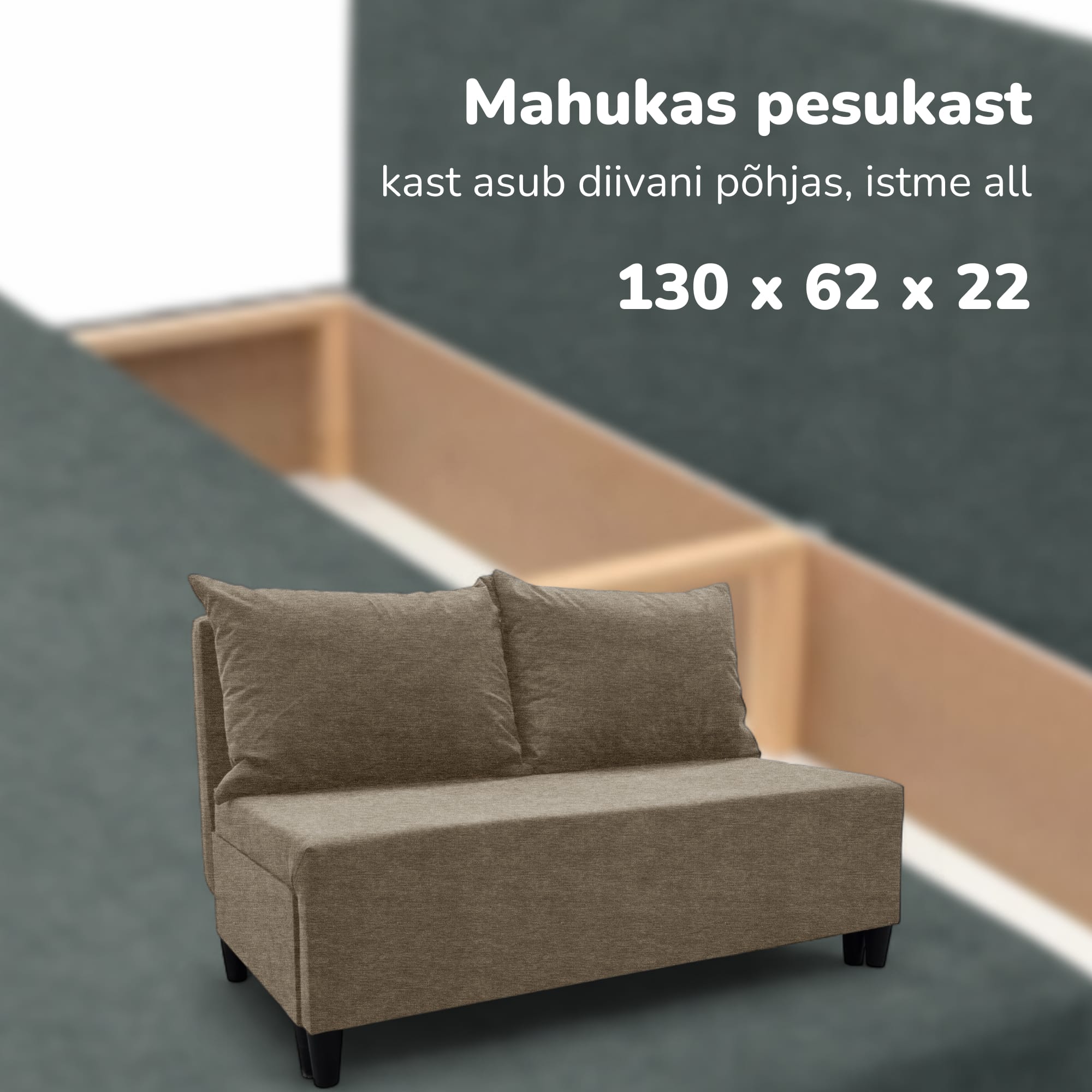 Kahekohaline lahtikäiv diivan X MINI