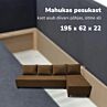 Suur nurgadiivan ilma käetugedeta XL ST LIGHT