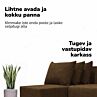 Suur nurgadiivan ilma käetugedeta XL ST LIGHT