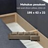 Klassikaline suur nurgadiivan XL STURIS